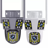 Cámara De Seguridad Para Exterior Wifi Con 3 Lentes PC226-B10Y15