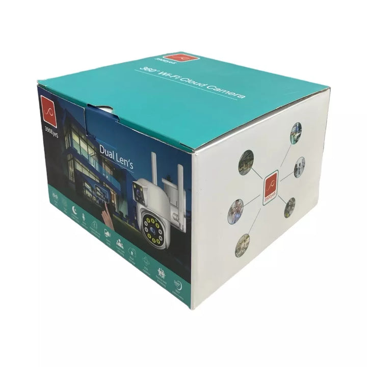 Camara De Seguridad Doble Lente Wifi TC193-ED2D5-XC