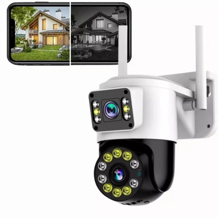 Camara De Seguridad Doble Lente Wifi TC193-ED2D5-XC