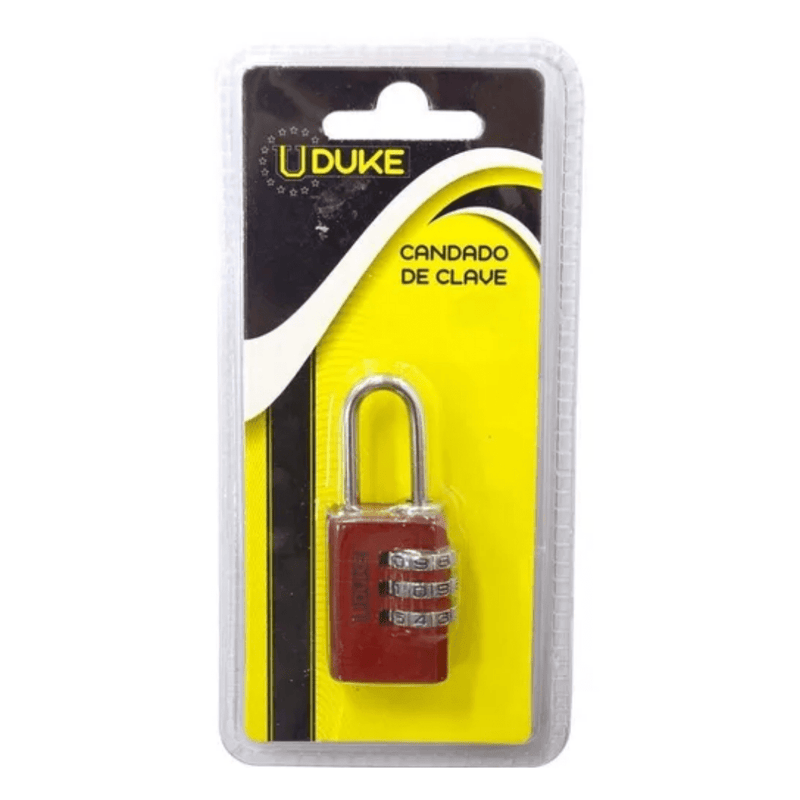 CANDADO CLAVE 20MM 3 DIGITOS UDUKE HT90140