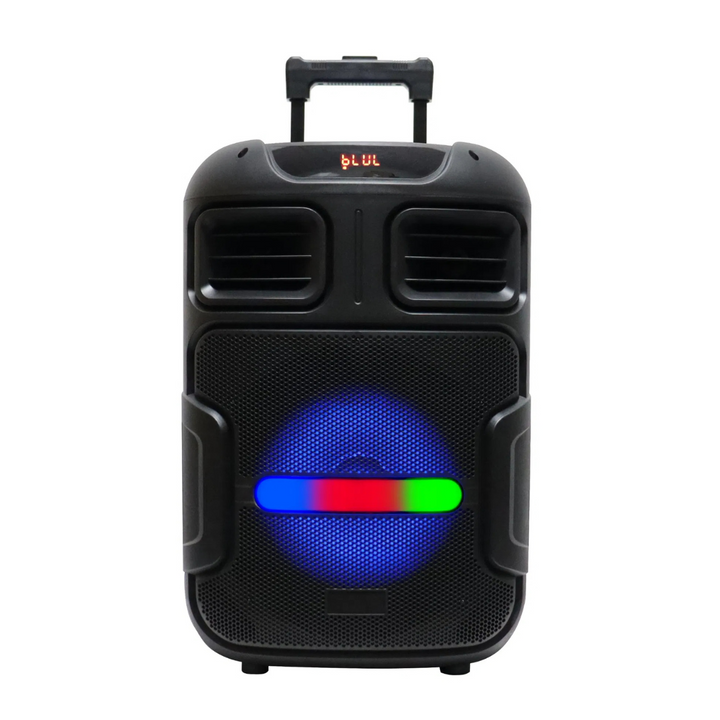 Cabina Musical De 12" Con Micrófono Recargable Beck Play  BP-P165