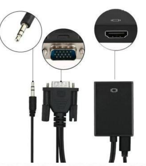 Cable Convertidor VGA/HDMI+AV LJ-12 VGA/HD+AV