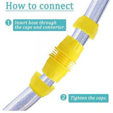 Set de 4 Acoples Conectores de Manguera