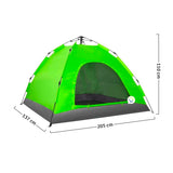 Carpa Camping 3 Personas Automática Arma En 1 Minuto 2X15M