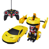 Carro Transformer Control Remoto Juguete Camaro Luces Movimientos MG20165