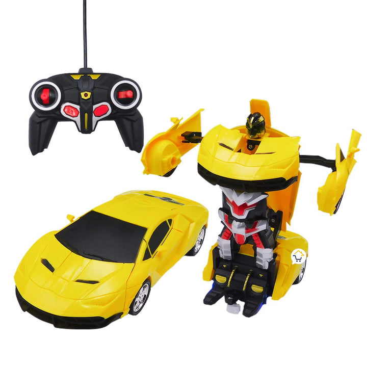 Carro Transformer Control Remoto Juguete Camaro Luces Movimientos MG20165