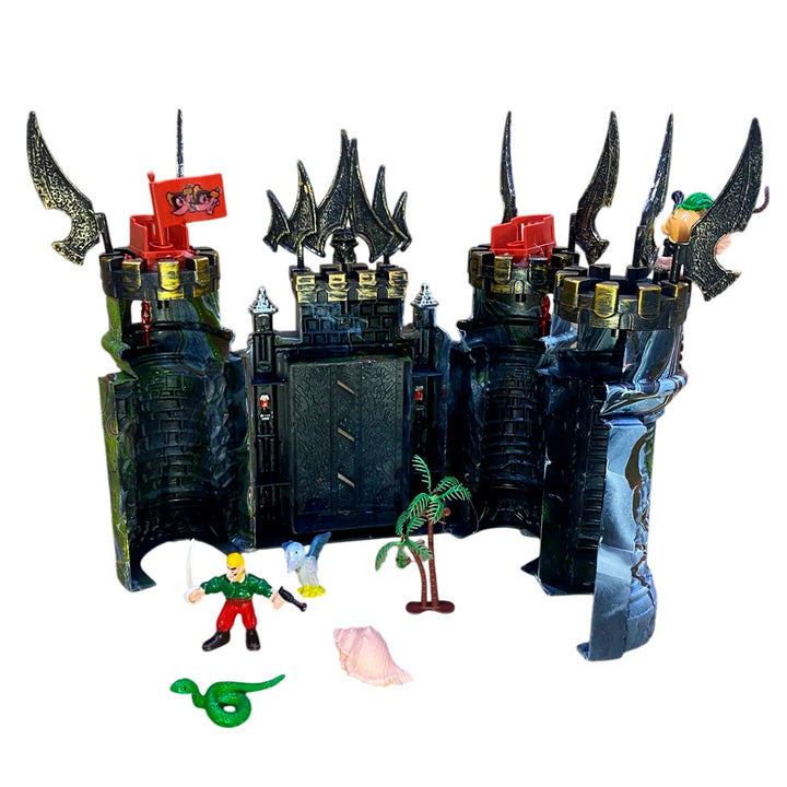 Castillo Medieval De Piratas Juego De Fortaleza De Guerra W-50855H