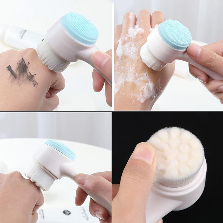 Cepillo Exfoliante Facial Limpiadora Poros Masajeador Rostro RF 2801