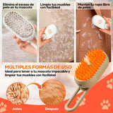 Cepillo Vaporizador Masajeador Quita Pelos Para Mascotas KP-2165