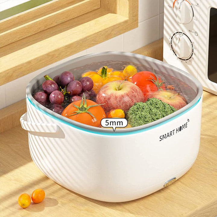 Cesta Lavadora Eléctrica Multifuncional Para Frutas Y Verduras