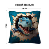 Cojines De Dinosaurios x3 Almohada Infantil FDN01