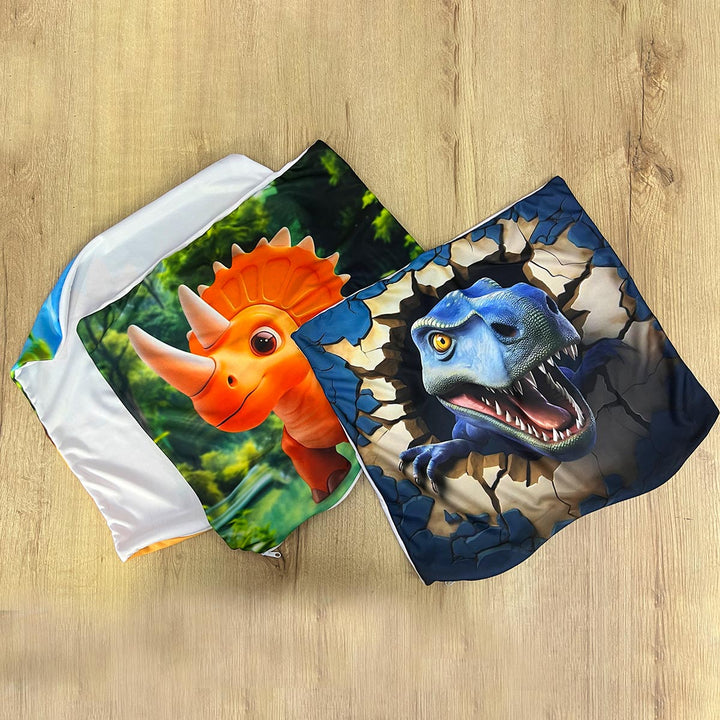 Cojines De Dinosaurios x3 Almohada Infantil FDN01