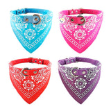 Collar Pañoleta Pequeña Perros Correa Bandana Mascotas 4269-60