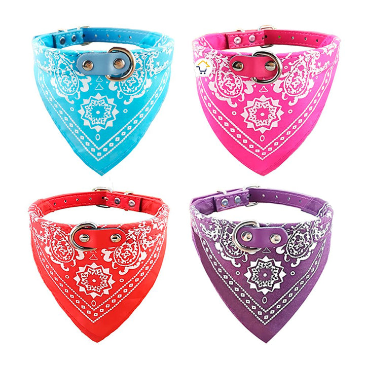 Collar Pañoleta Pequeña Perros Correa Bandana Mascotas 4269-60