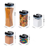 Contenedores Herméticos x5 Organizador Alimentos Recipientes Cocina A-525