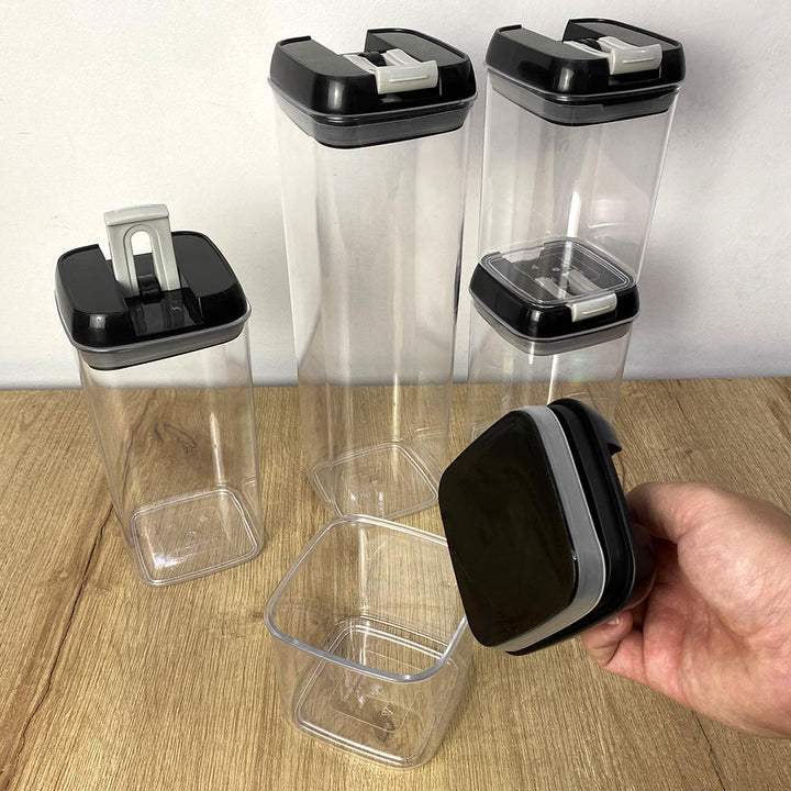 Contenedores Herméticos x5 Organizador Alimentos Recipientes Cocina A-525