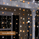 Cortina Led Destellos Luces Navidad 6x1 M 240 Led 1330b