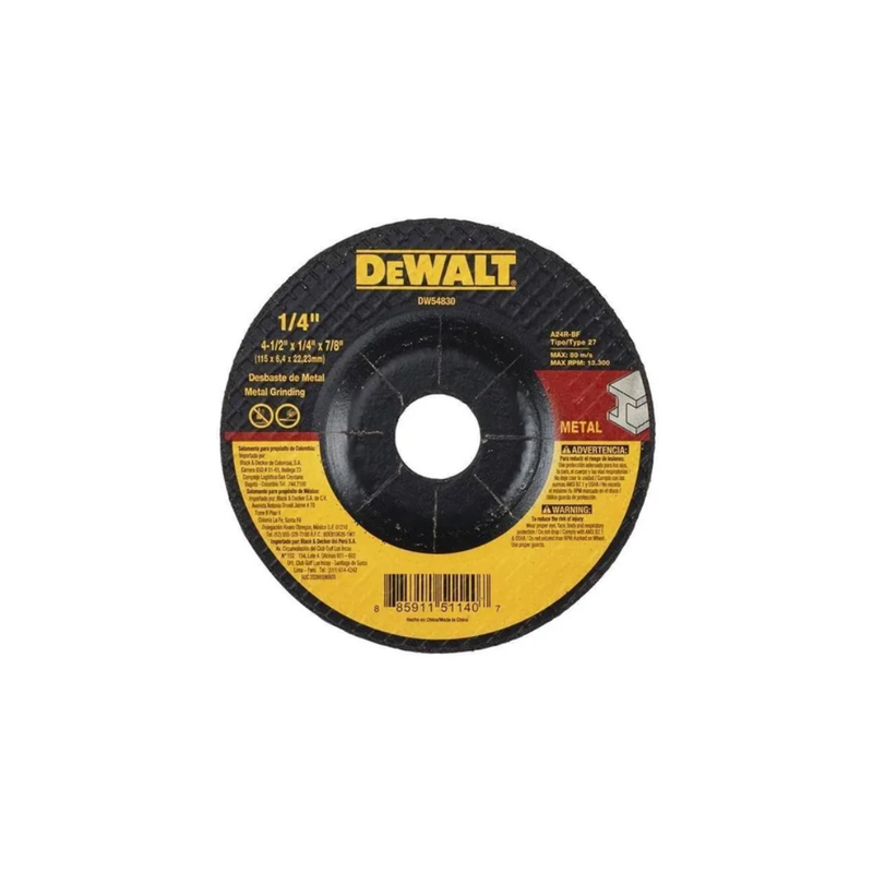 DISCO PULIR 4 1 /2 DEWALT DW54830