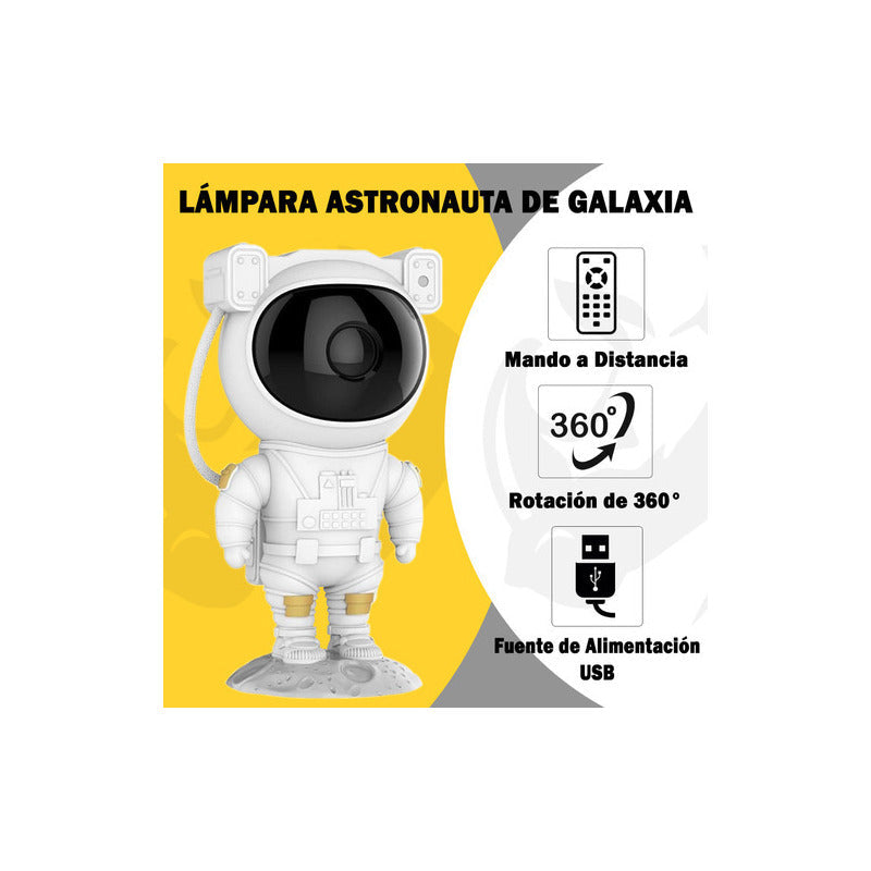 Proyector Lámpara Luz Led Galaxia Astronauta Ho442 Color De