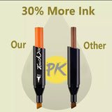 Marcadores Doble Punta X80 Plumones Punta Pincel