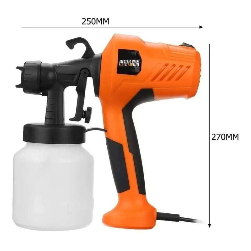 Pistola Para Pintar 400w Elite Sprayer Pulverizador 32000rpm Color Naranja Oscuro 110v