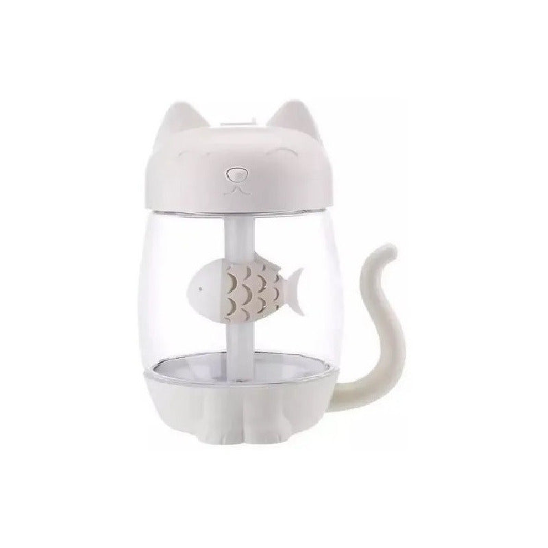 Humidificador Difusor De Gato 3 En 1 Aromaterapia