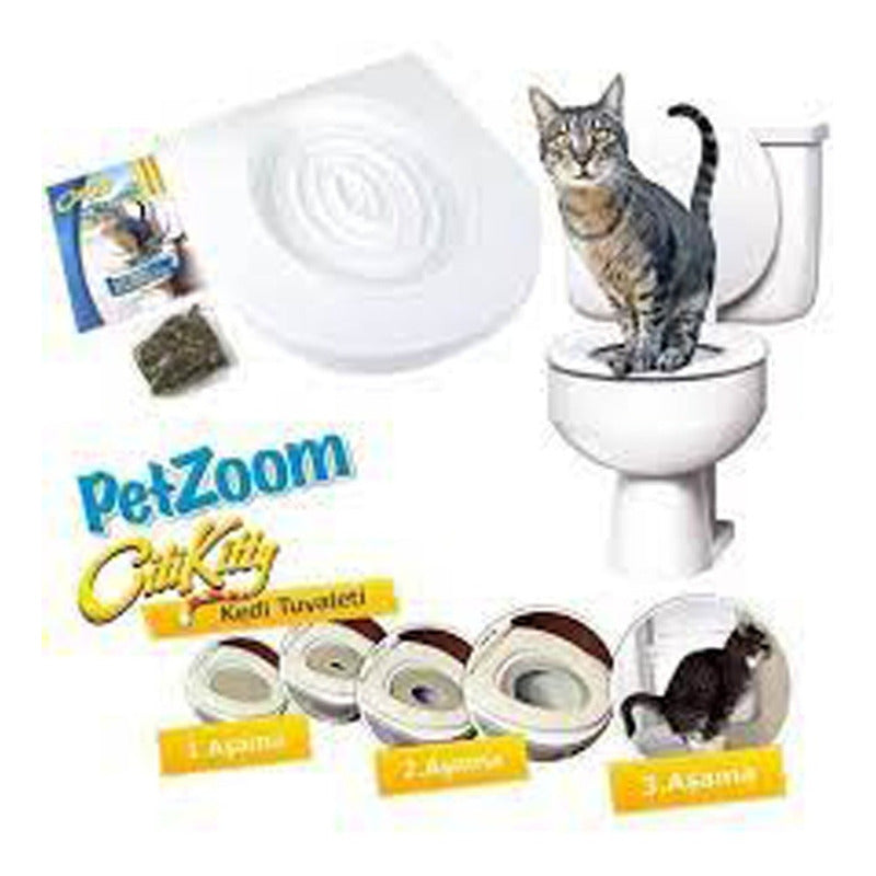 Kit Entrenamiento Baño Para Gatos City Kitty