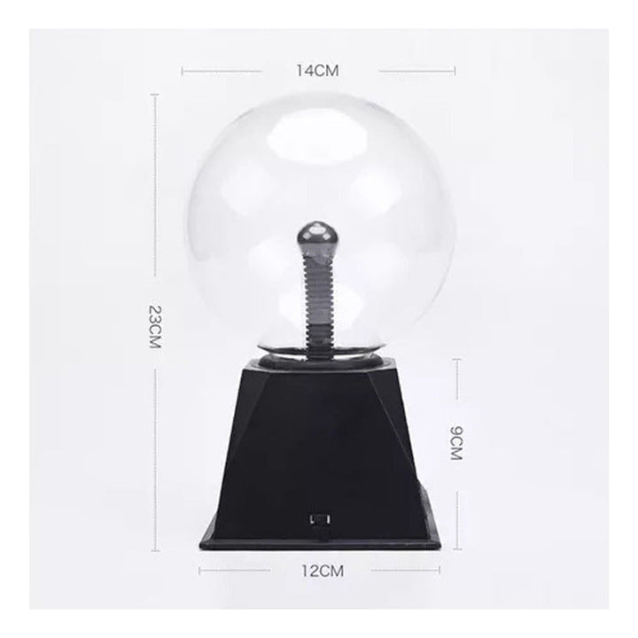 Esfera Bola De Plasma Lampara Rayos Interactiva Tacto Decora