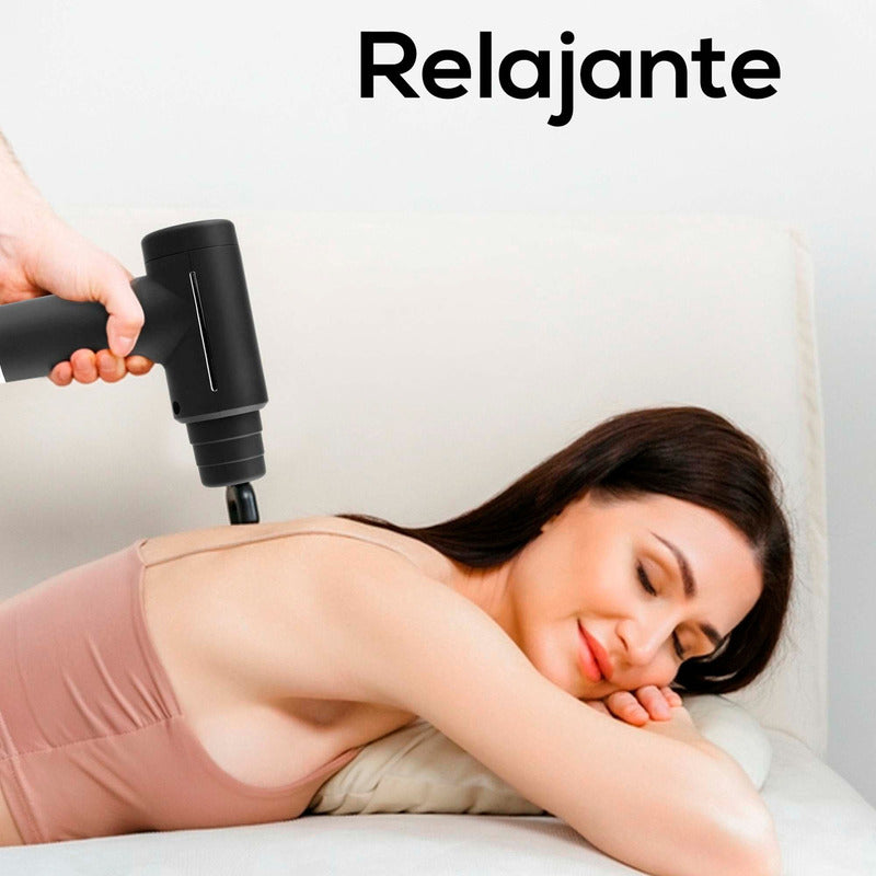 Massage Gun Masajeador Muscular Eléctrico Pistola Calor Frio Color Gun