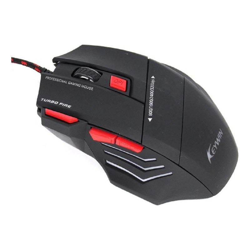 Mouse Gamer Keywin 7d 3200 Dpi + Pad Mouse