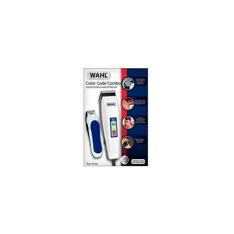 Wahl Color 20 Piezas Combo Peluquera Y Recortadora + Envio