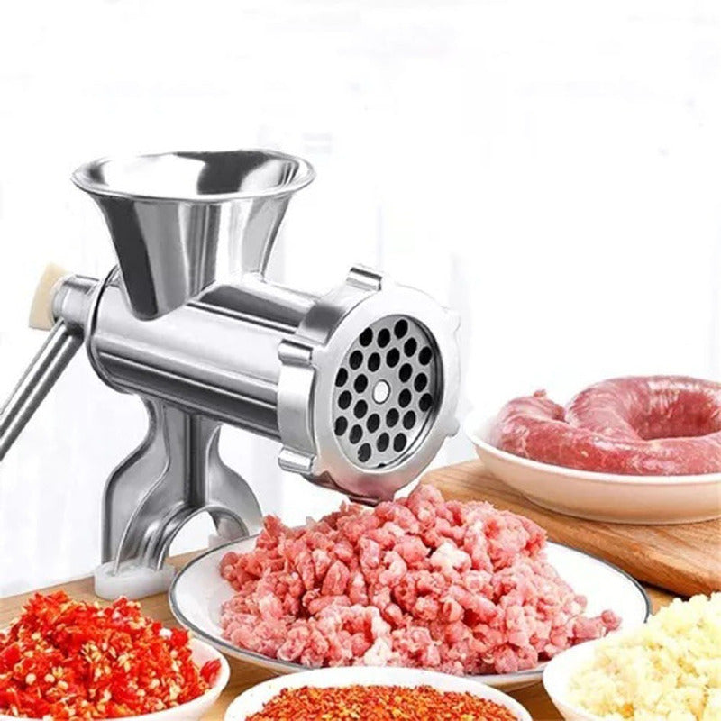 Molino Carne Manual Ajustable Acero Inoxidable Granos