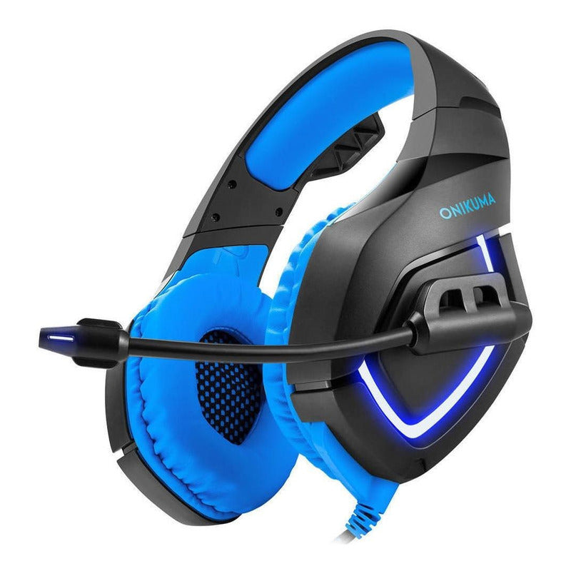 Audífonos Gamer Onikuma K1-b Black Y Blue