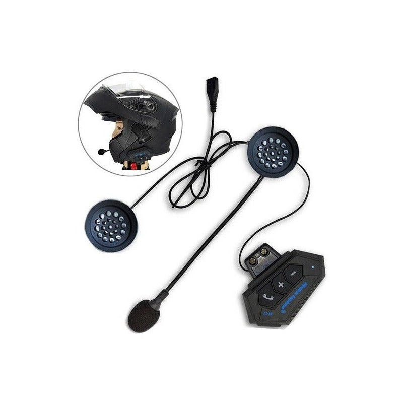 Intercomunicador Bt12 Auriculares Casco Bluetooh