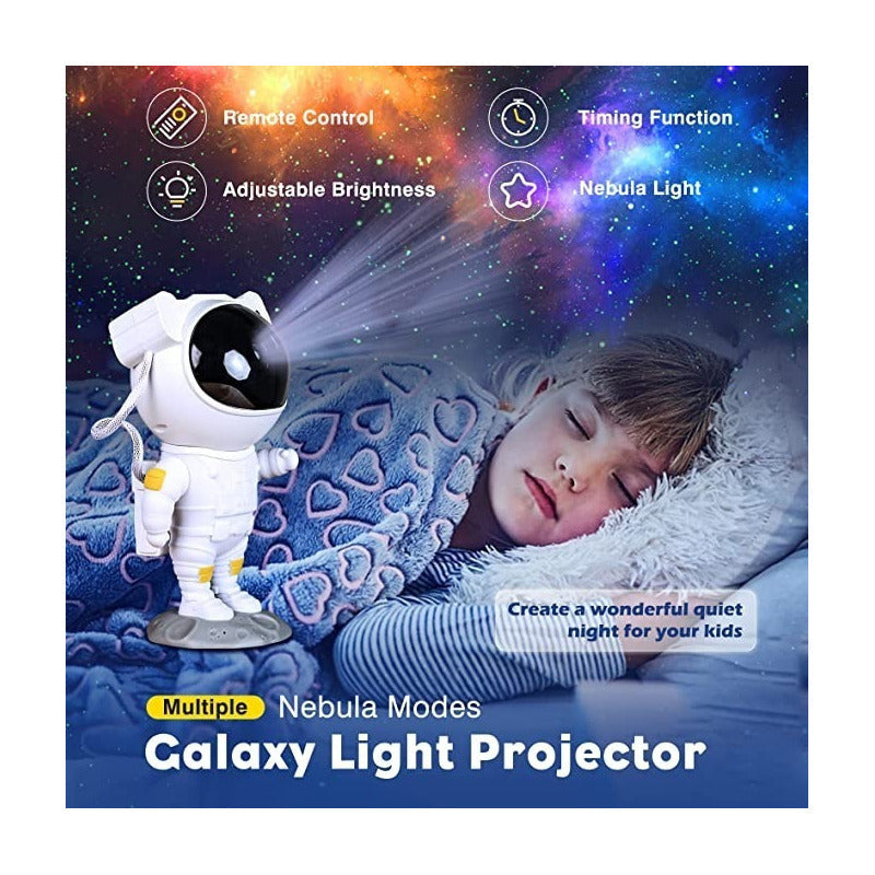 Proyector Lámpara Luz Led Galaxia Astronauta Ho442 Color De