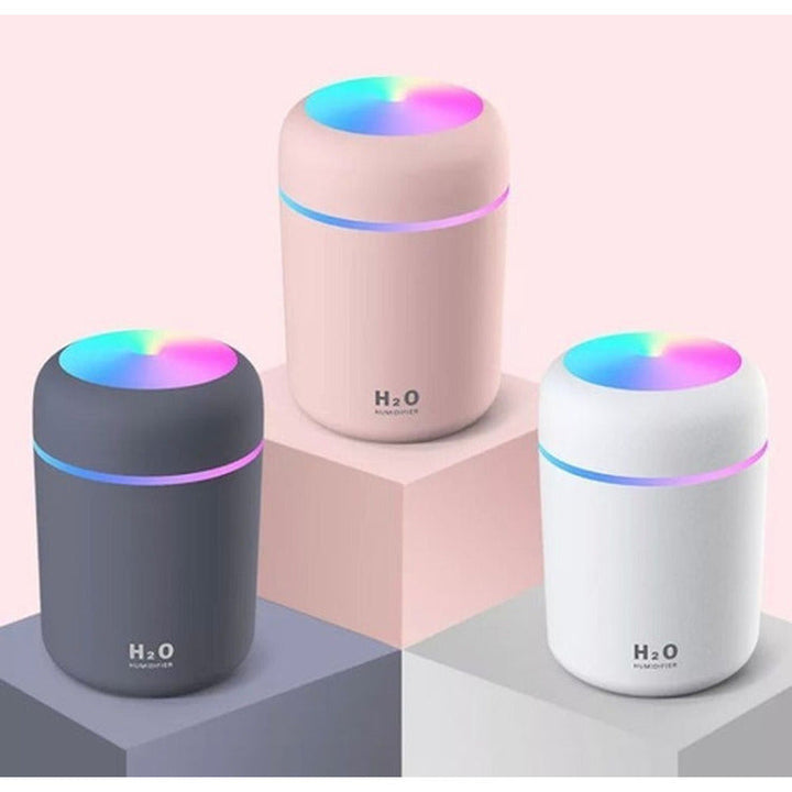 Humificador Difusor Aroma Luz Led Para Carro Hogar Elegante