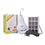 Kit Bombillo Recargable 5w Portátil Liviano Con Panel Solar