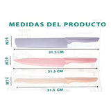Juego Set Cuchillos Cocina X 6 Piezas Color Colores