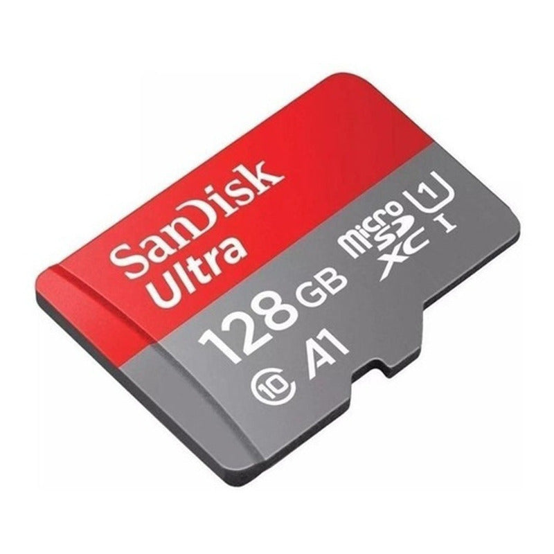 Tarjeta De Memoria Sandisk 128g- Ultraa + Adaptador Sd128gb