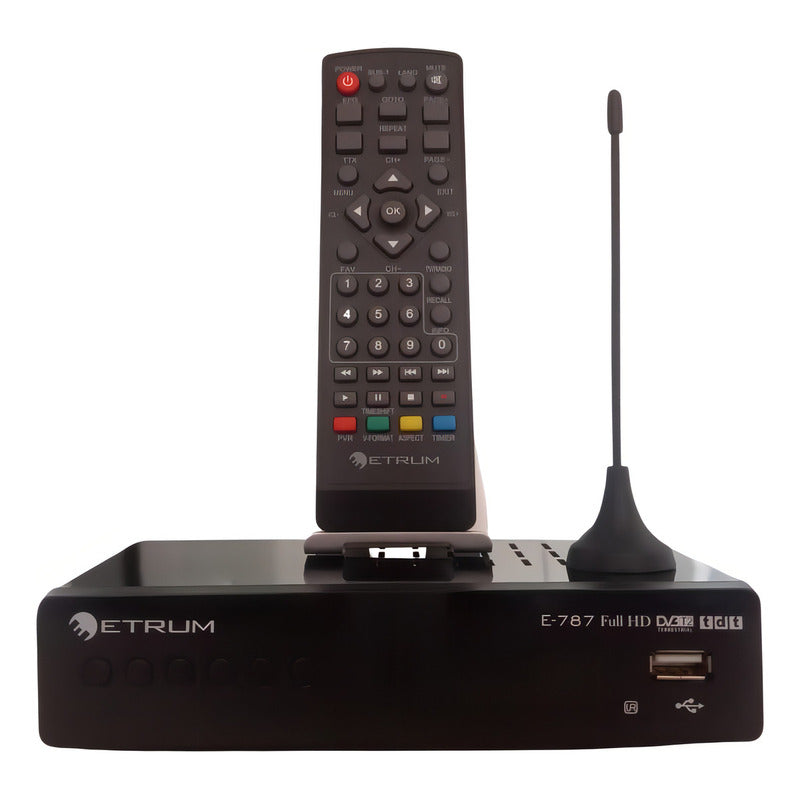 Decodificador Tdt Receptor Tv Digital Dvb Hdmi C/antena