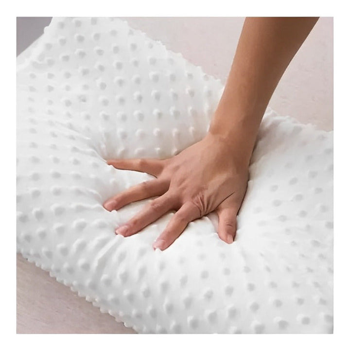 Almohada Ortopédica Cervical Con Memory Foam Color Blanco