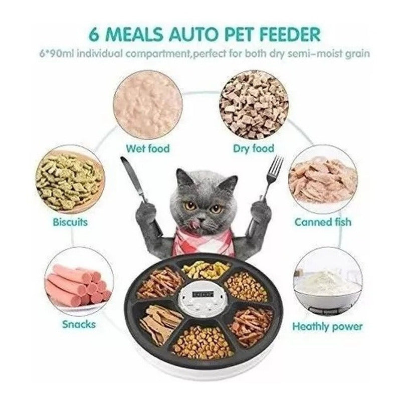 Comedero Para Gato O Perro Inteligente Automatic Cat Feeder