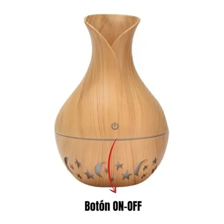 Difusor Aromatizador Humificador Ultrasónico Estrellas Luces