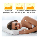 Almohada De Aloe Vera Ortopédica Cool Pillow Indeformable Marca One Pixel Blanca