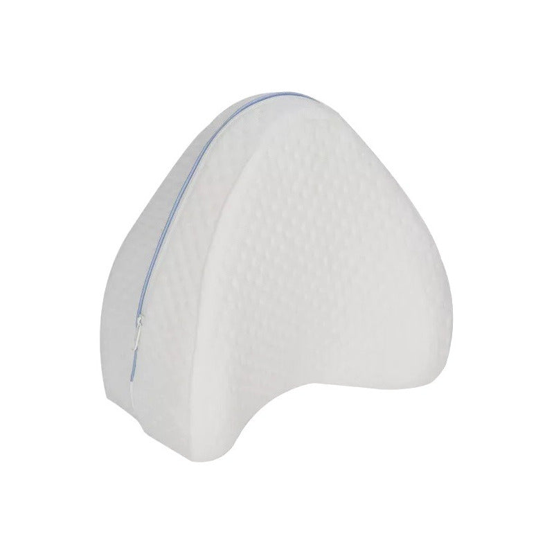 Almohada Para Piernas Rodillas Cojín Ortopédico Ergonómico Color Blanco