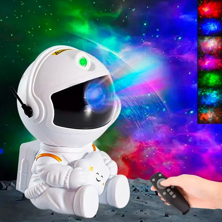 Lámpara De Proyector Galaxias Astronauta Luz Nocturna
