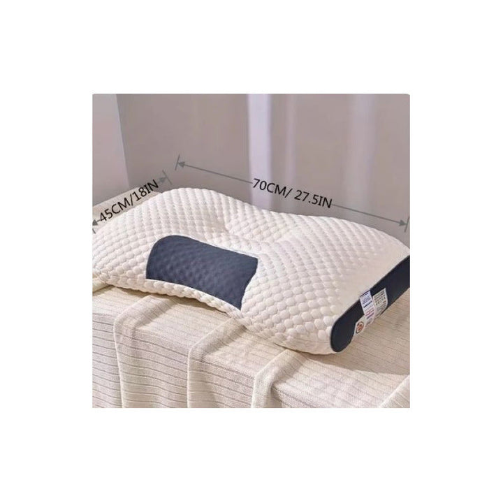 Almohada Ortopédica Cervical Descanso Transpirable Cuello. Color Blanco