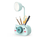Lampara Led Escritorio Portátil Recargable Con Tajalápiz
