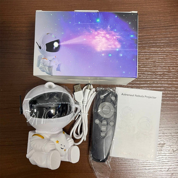 Lámpara De Proyector Galaxias Astronauta Luz Nocturna