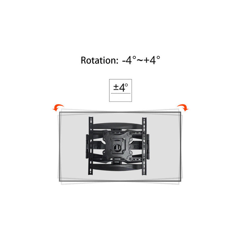 Soporte Base De Pared Televisor Monitor 32 A 60 P5 Color Negro